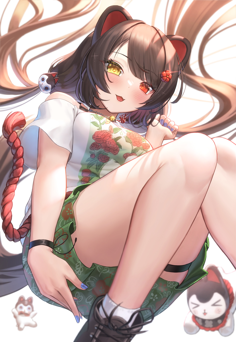 This is a pixiv picture whose title is 戌亥ここ！☝️.