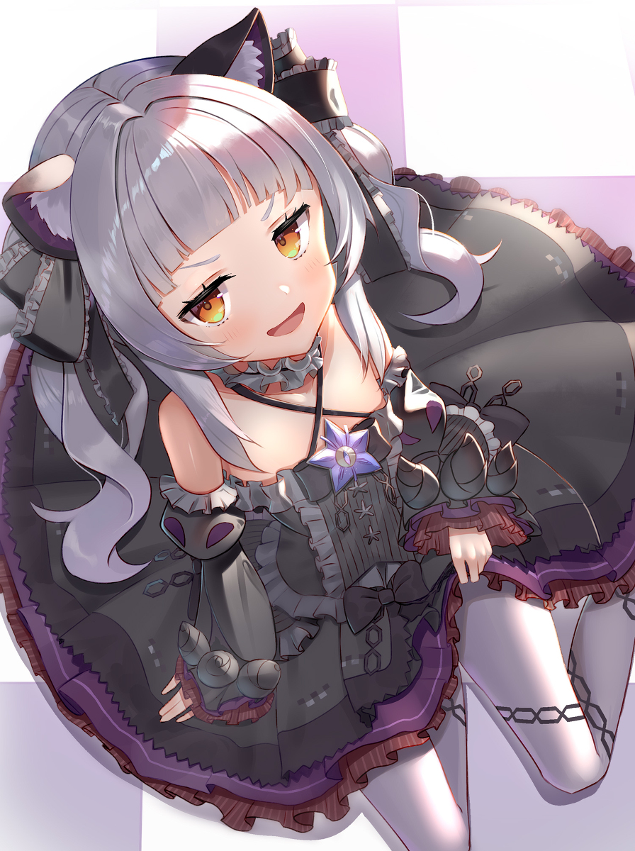 This is a pixiv picture whose title is 新衣装シオンたん🌙.