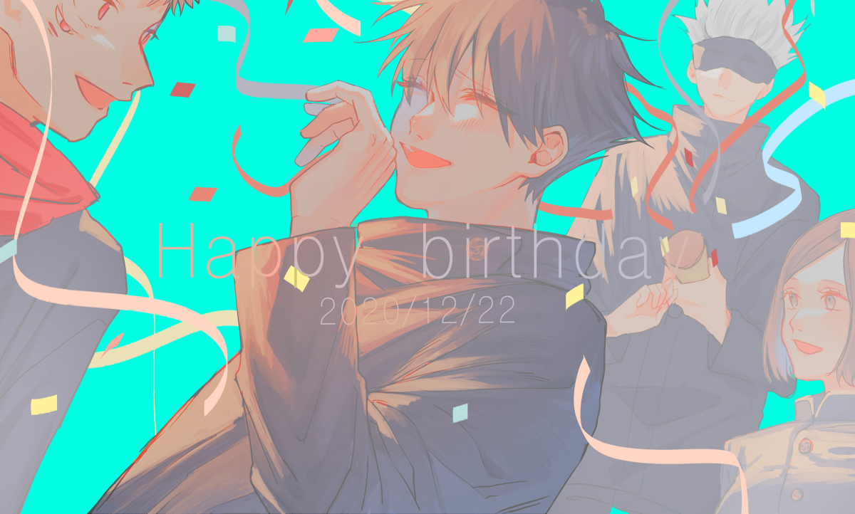 This is a pixiv picture whose title is 笑って.