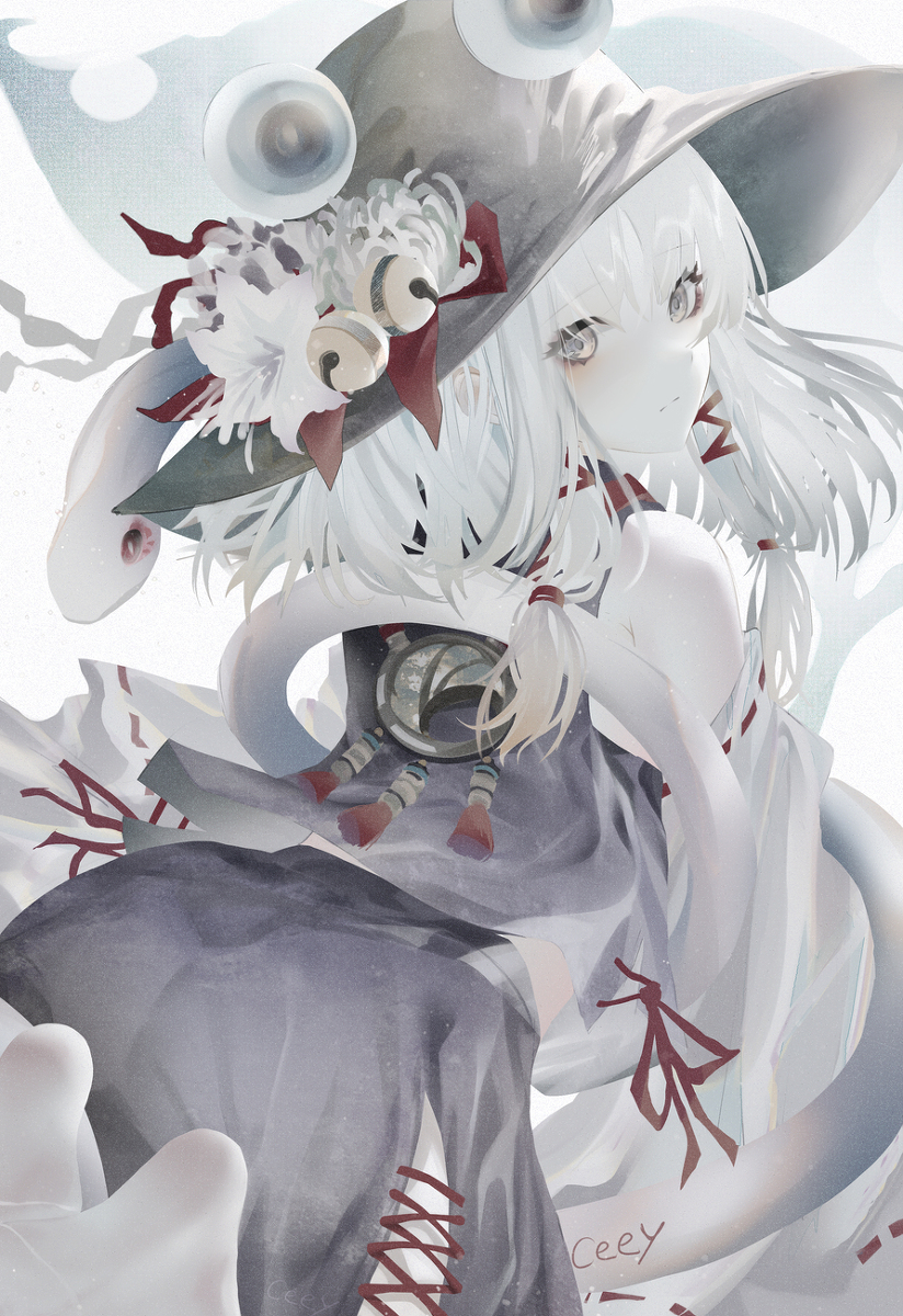 This is a pixiv picture whose title is 洩矢諏訪子.