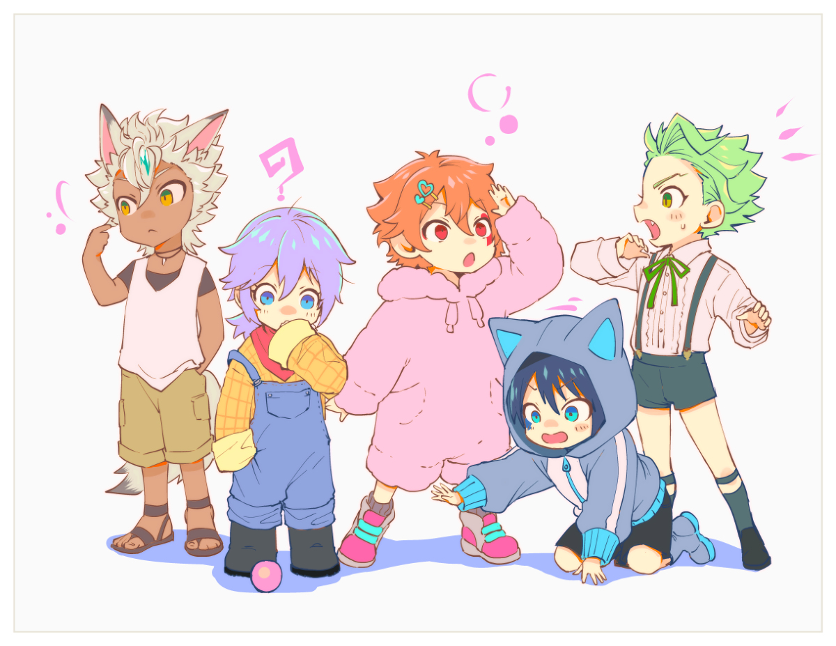 This is a pixiv picture whose title is 年齢操作など.