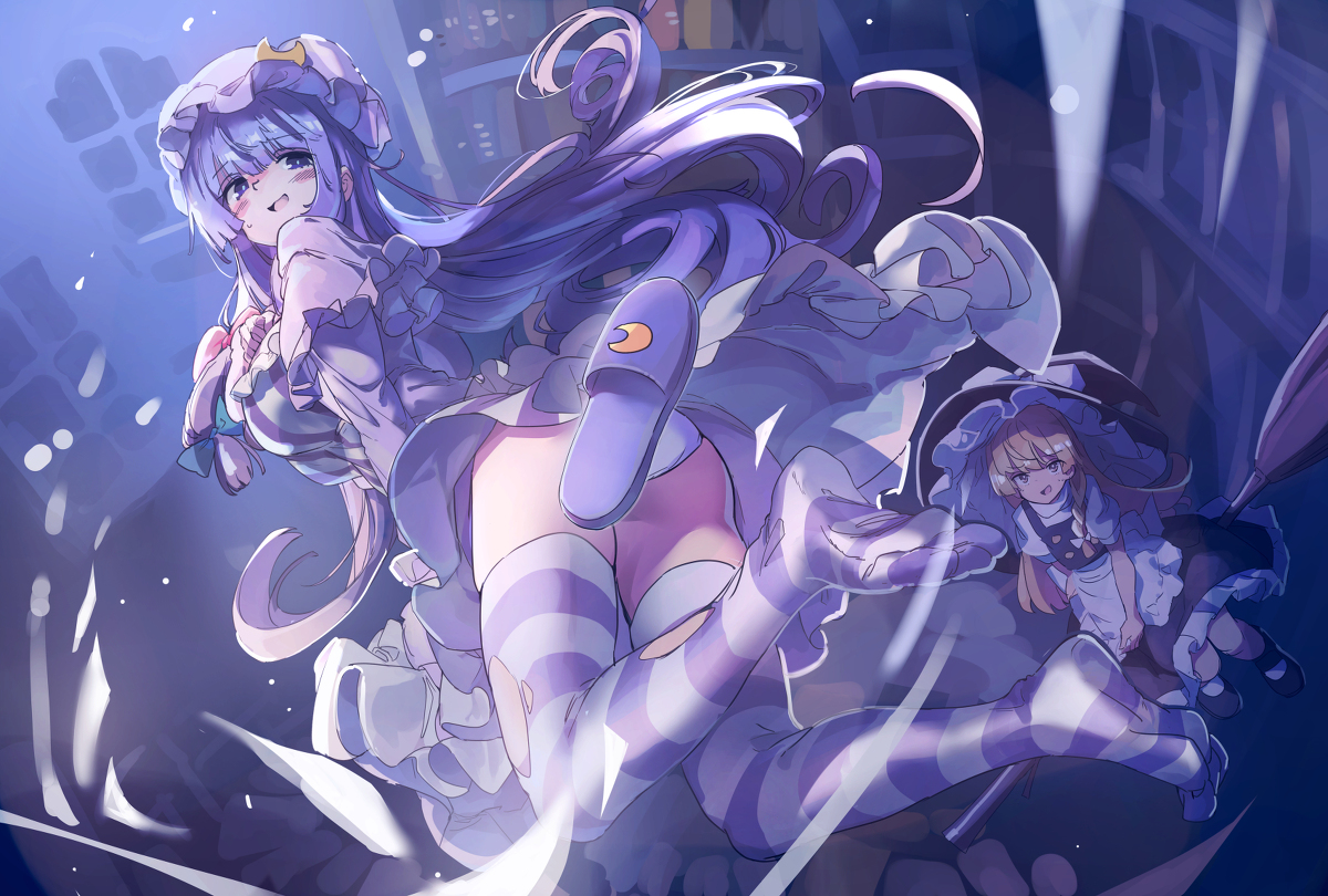 This is a pixiv picture whose title is パチュリー.