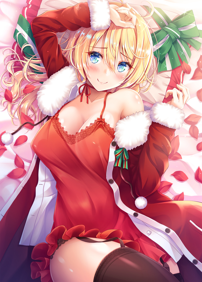 This is a pixiv picture whose title is クリスマスイブのダージリン.