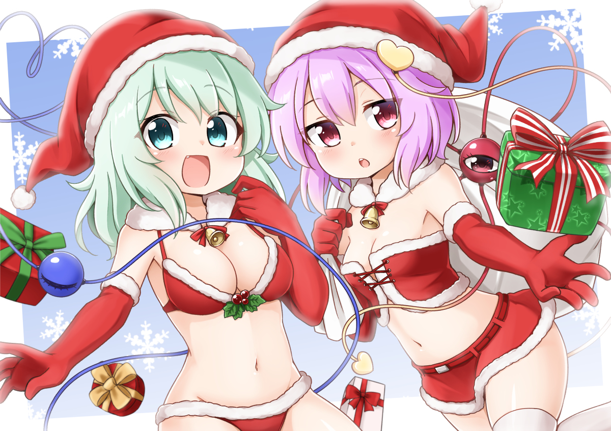 This is a pixiv picture whose title is 古明地クリスマス.