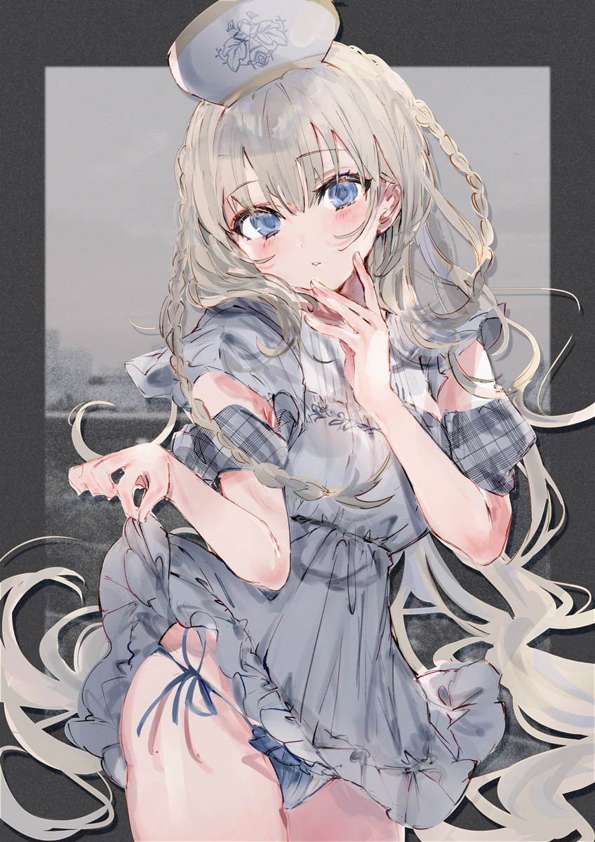 This is a pixiv picture whose title is ♰.