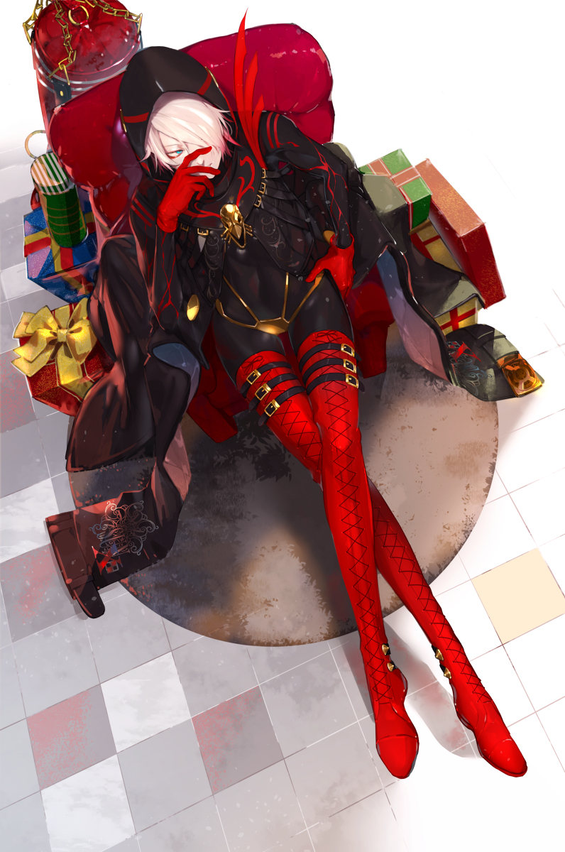 This is a pixiv picture whose title is サンタ🎄カルナ.