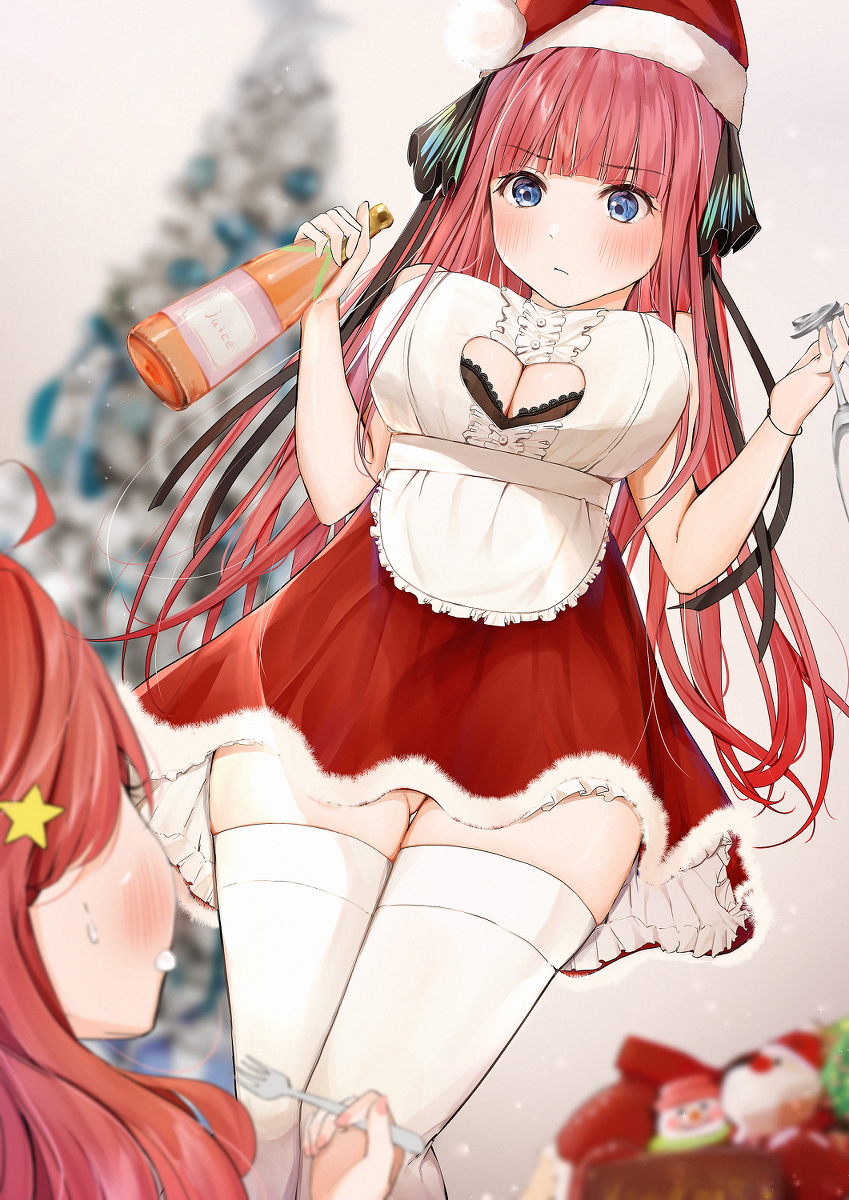 This is a pixiv picture whose title is メリークリスマス二乃.