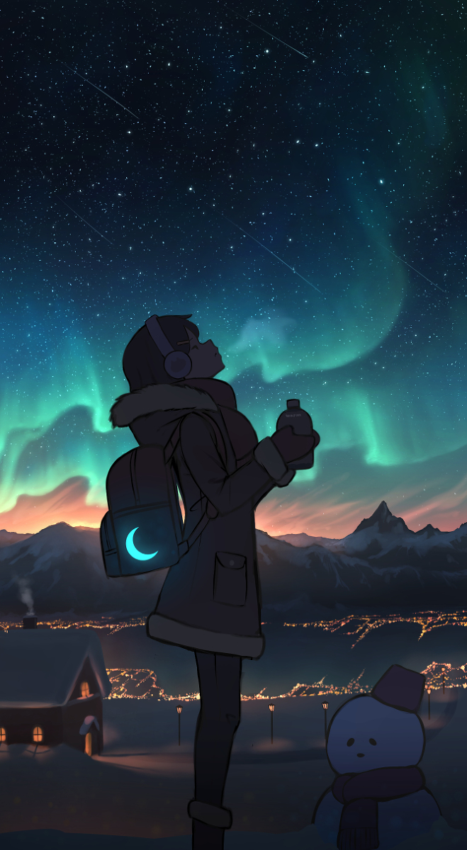 This is a pixiv picture whose title is Silent night.