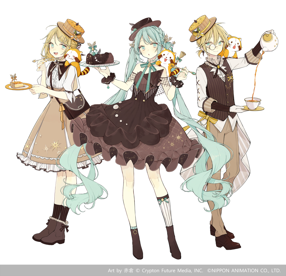 This is a pixiv picture whose title is 初音ミク×ラスカルコラボ2020.