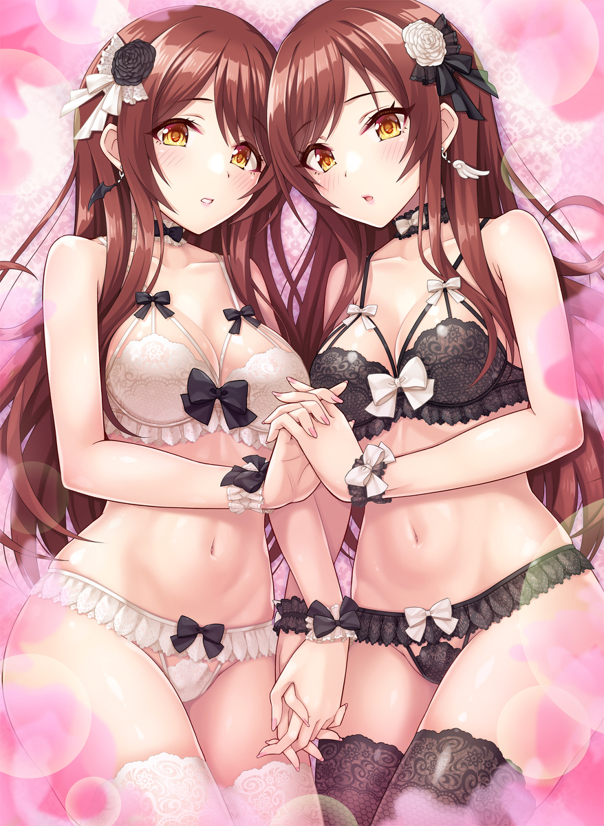 This is a pixiv picture whose title is 【HappyBirthday'20】甜花・甘奈.