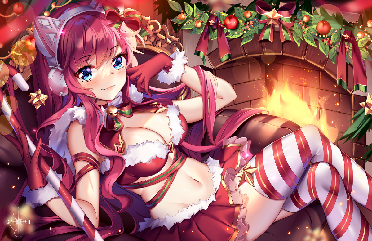 This is a pixiv picture whose title is Merry Christmas.