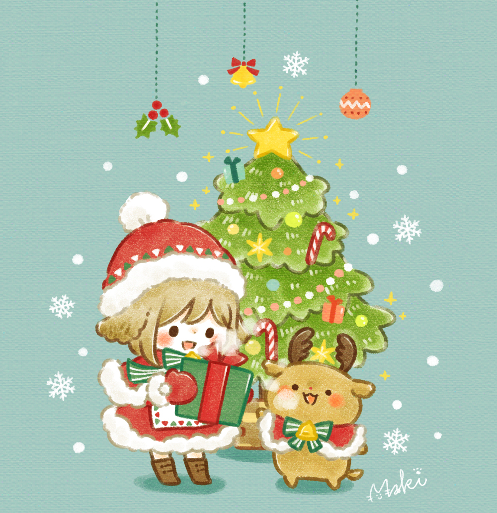 This is a pixiv picture whose title is メリークリスマス🎄.