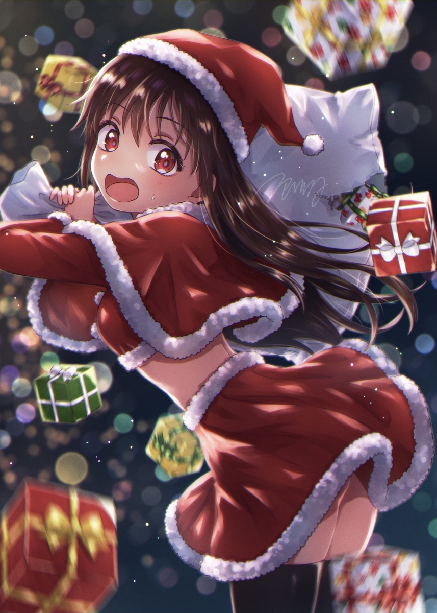 This is a pixiv picture whose title is あわてんぼうの🎅.