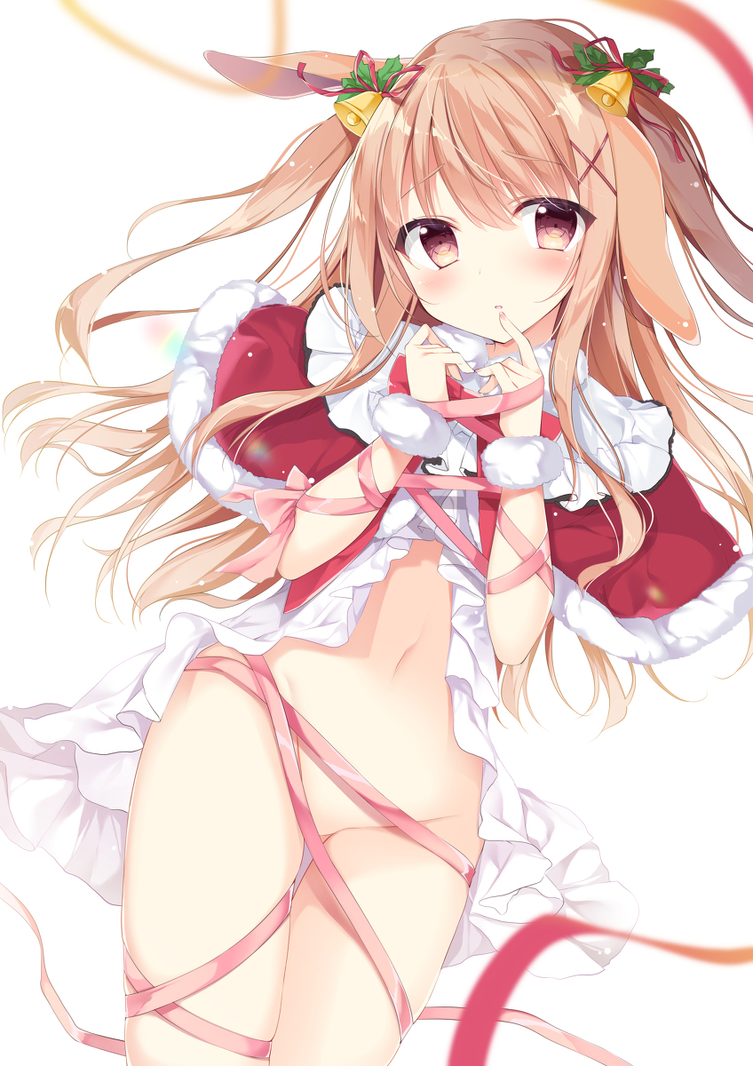 This is a pixiv picture whose title is シェリちゃんサンタ.
