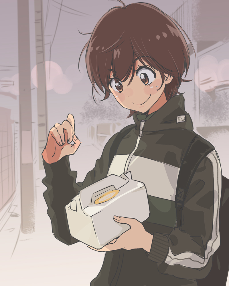 This is a pixiv picture whose title is ケーキ揺らしたかも！.