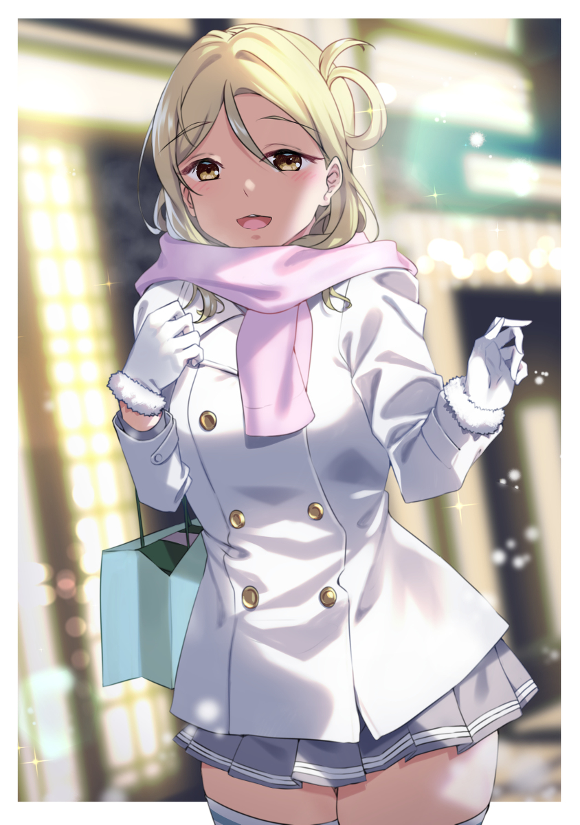 This is a pixiv picture whose title is 果南と鞠莉.