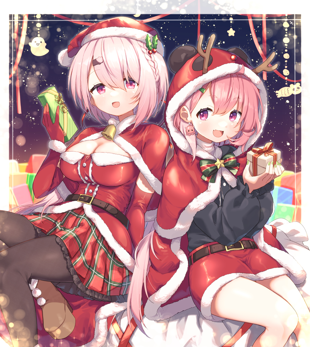 This is a pixiv picture whose title is さくゆいクリスマス.