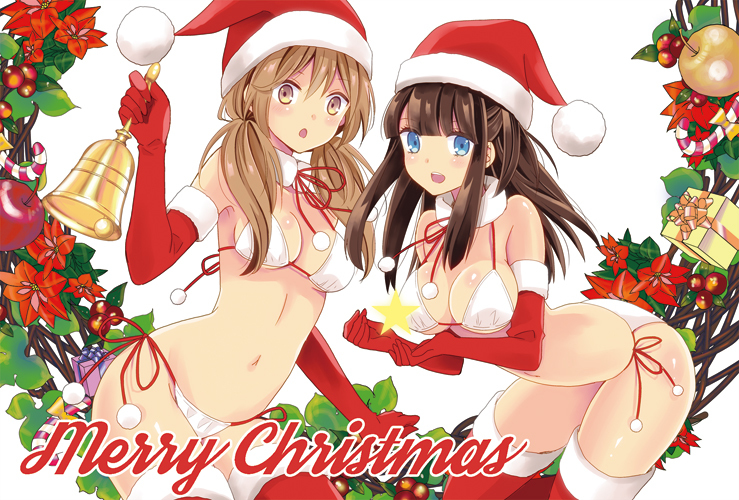 This is a pixiv picture whose title is メリークリスマス🎄.