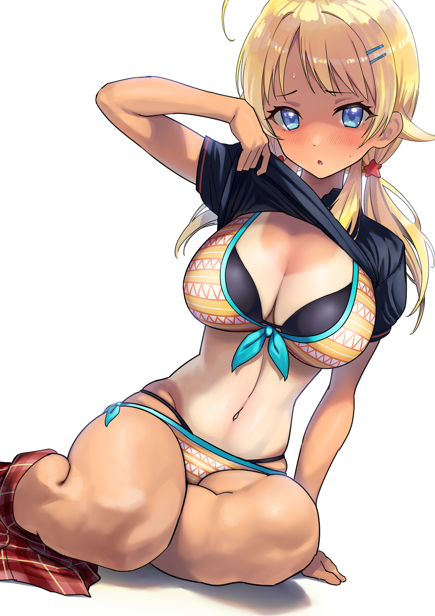 This is a pixiv picture whose title is 言われたとおり、ちゃんと着てきたよ… ？.