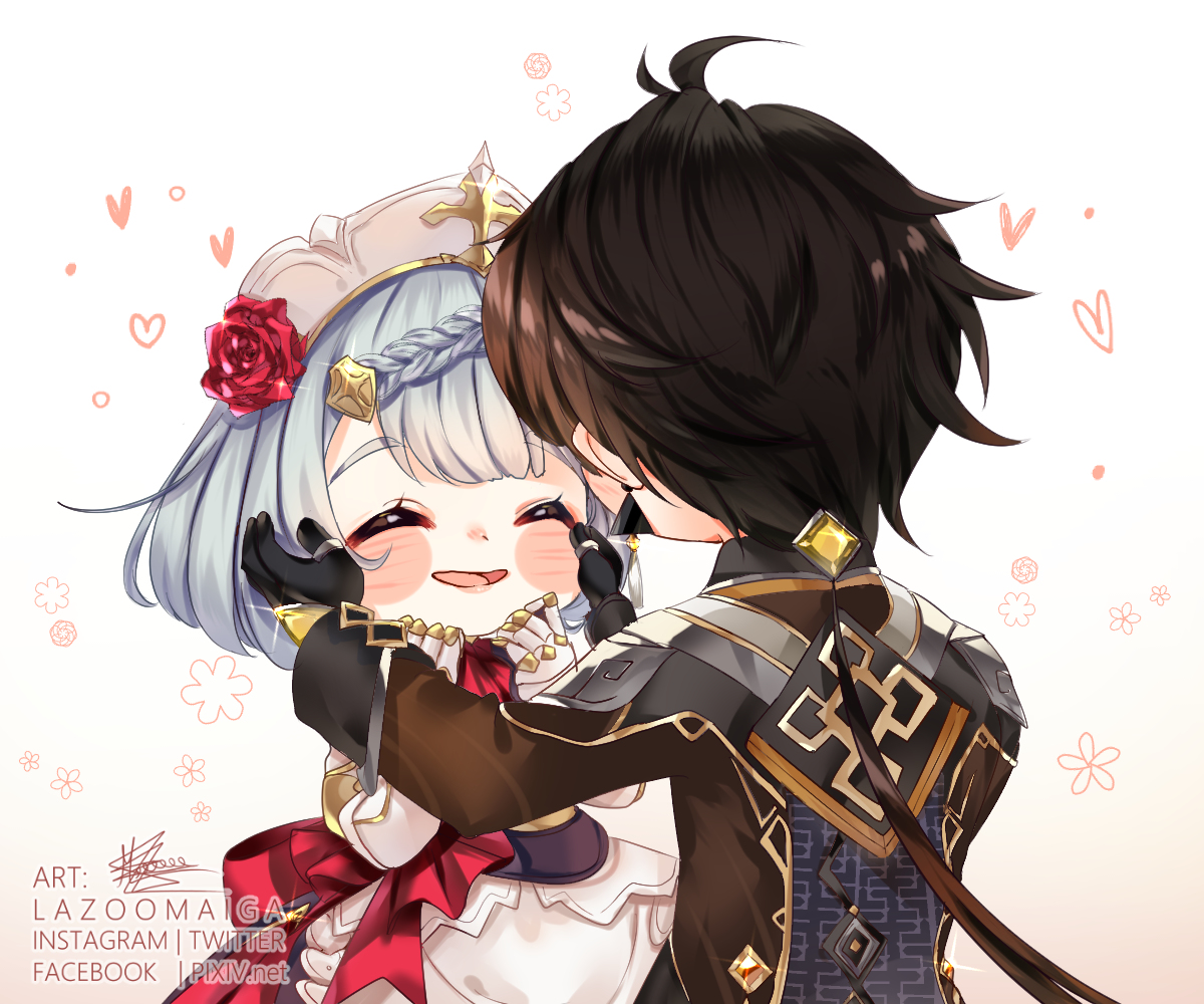 This is a pixiv picture whose title is ふわ ふわ~.