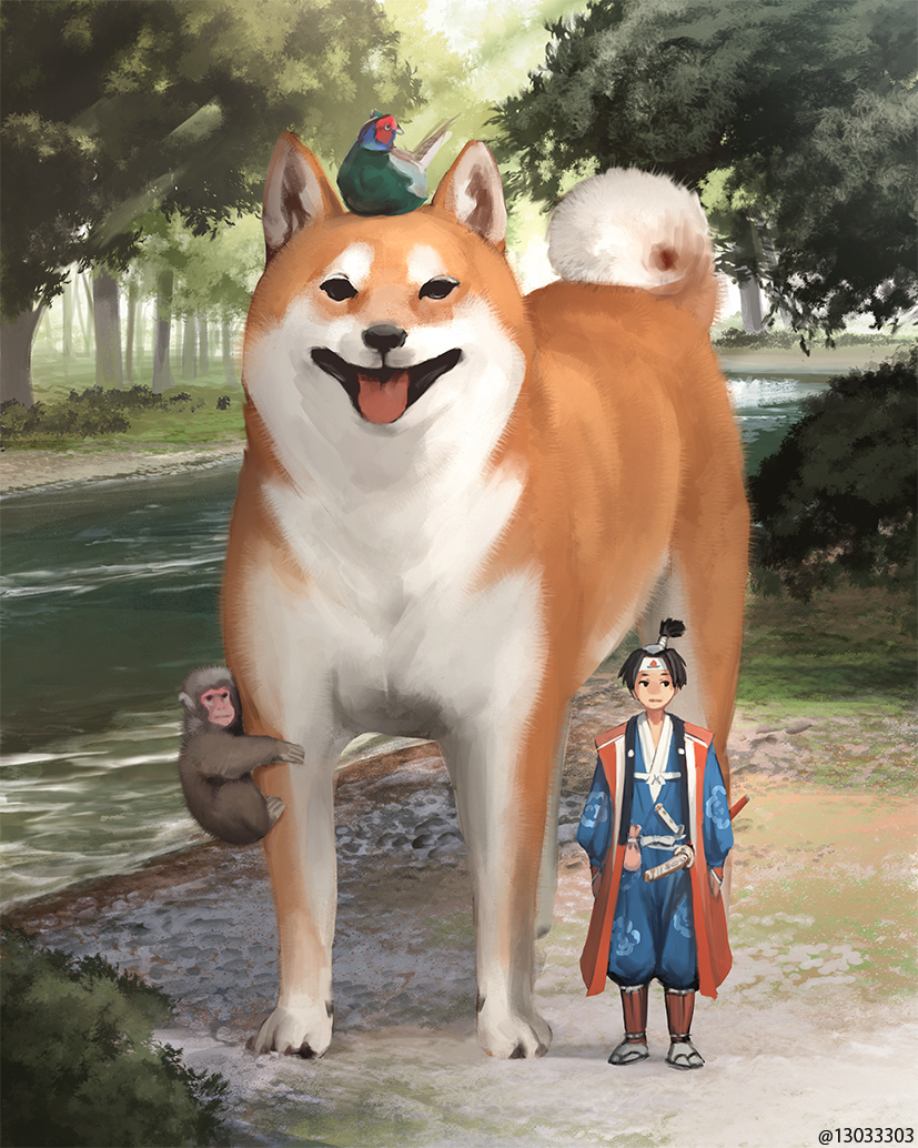 This is a pixiv picture whose title is 犬だけでいい気がしてきた.