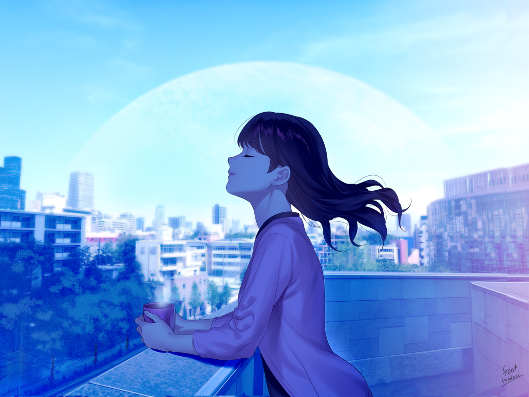 This is a pixiv picture whose title is モーニング・コール.