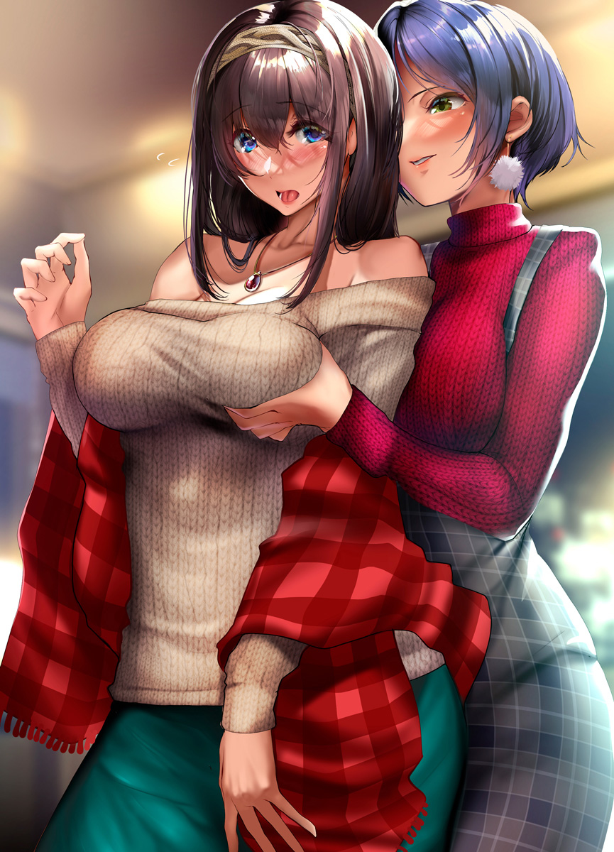 This is a pixiv picture whose title is 文香と奏.