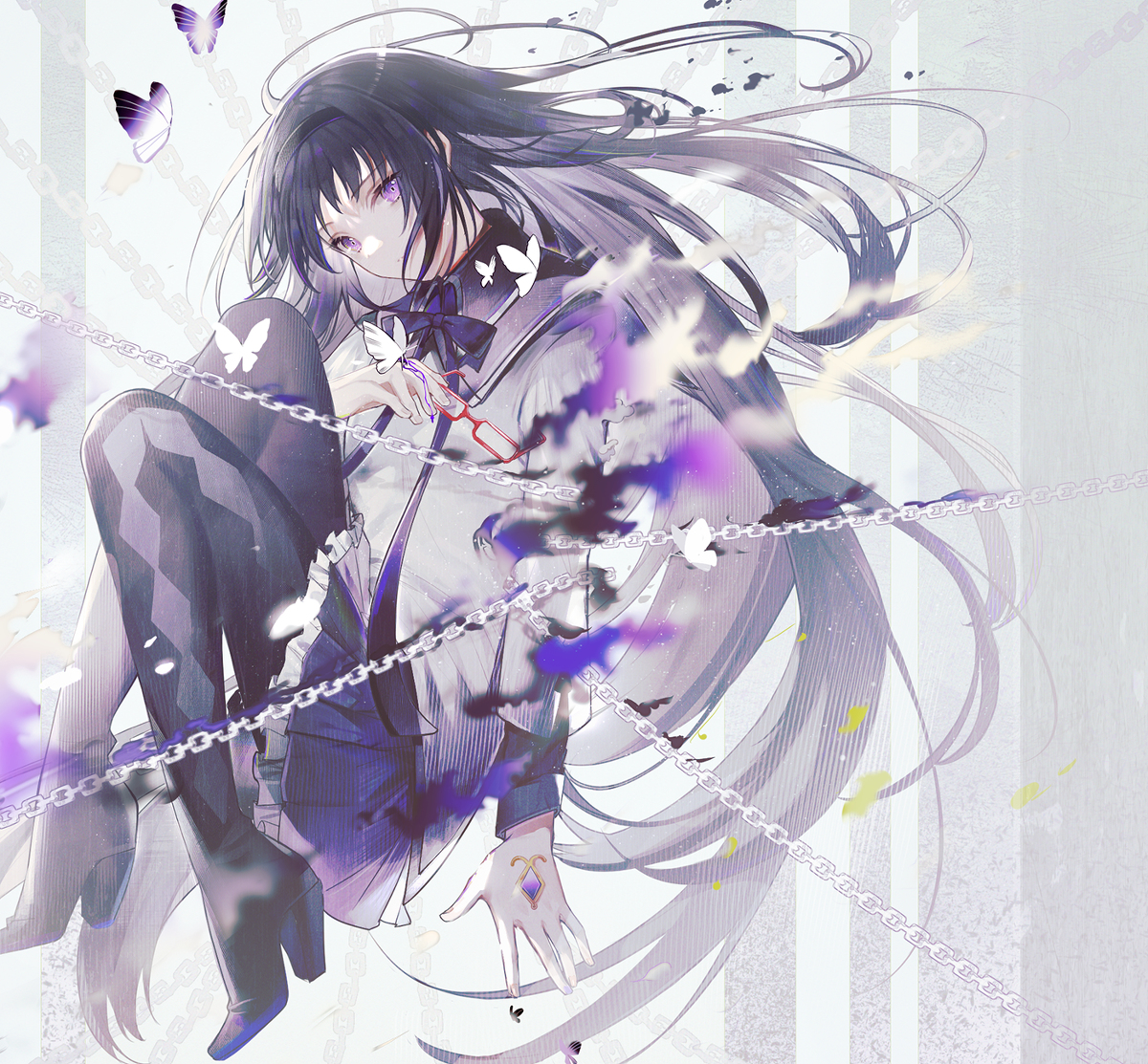 This is a pixiv picture whose title is HOMURA.