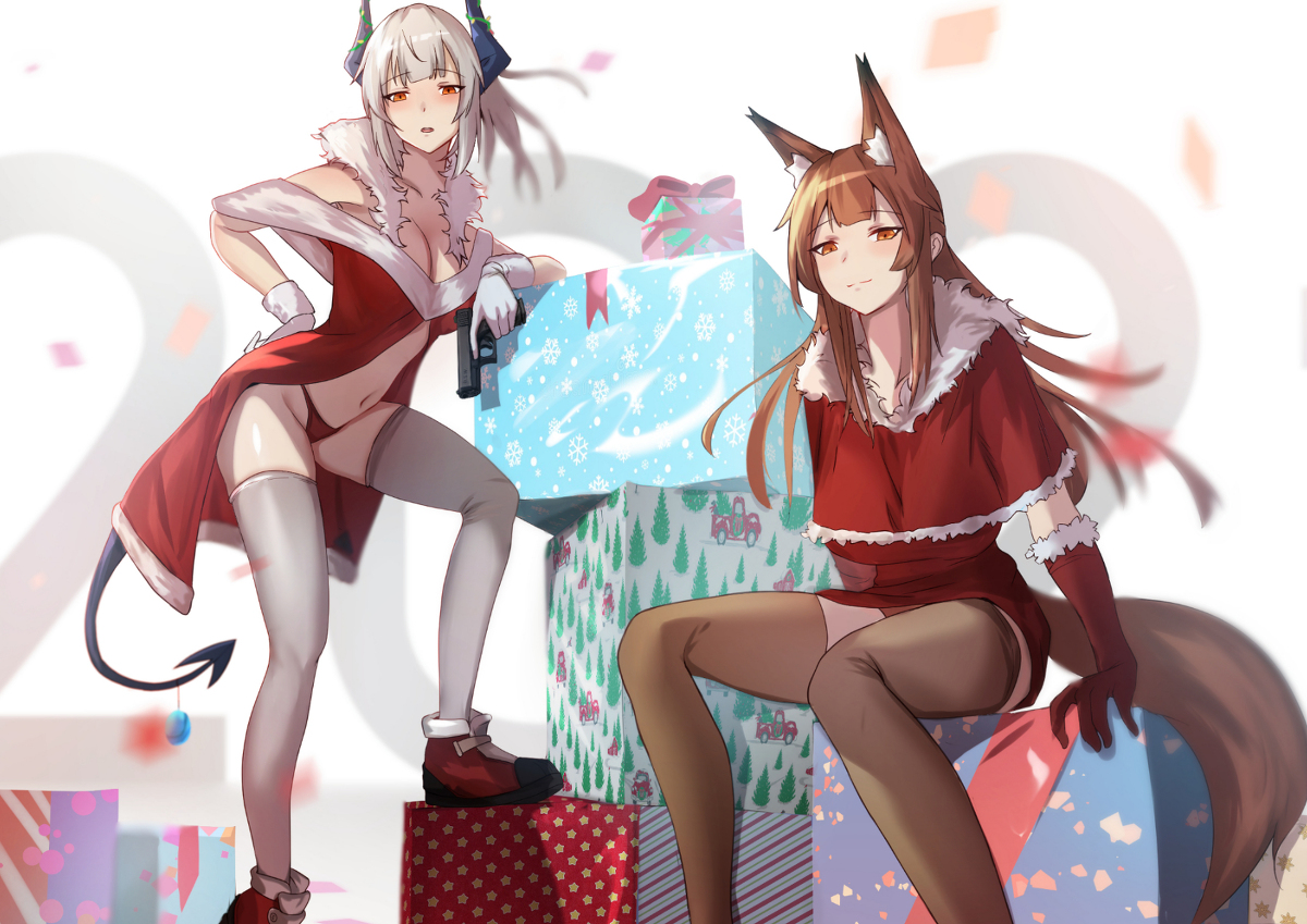 This is a pixiv picture whose title is Merry X'mas 2021.