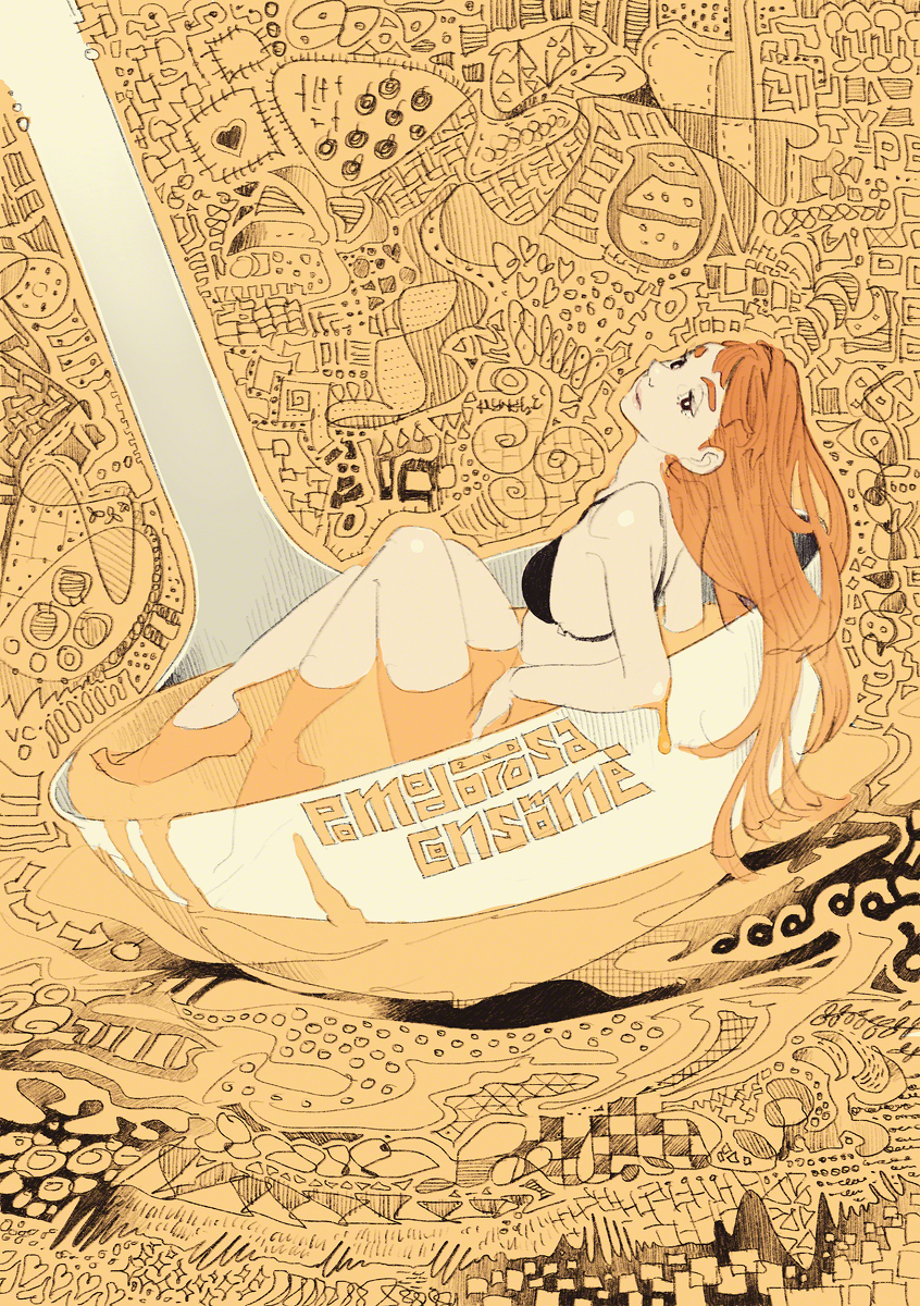 This is a pixiv picture whose title is consommé.