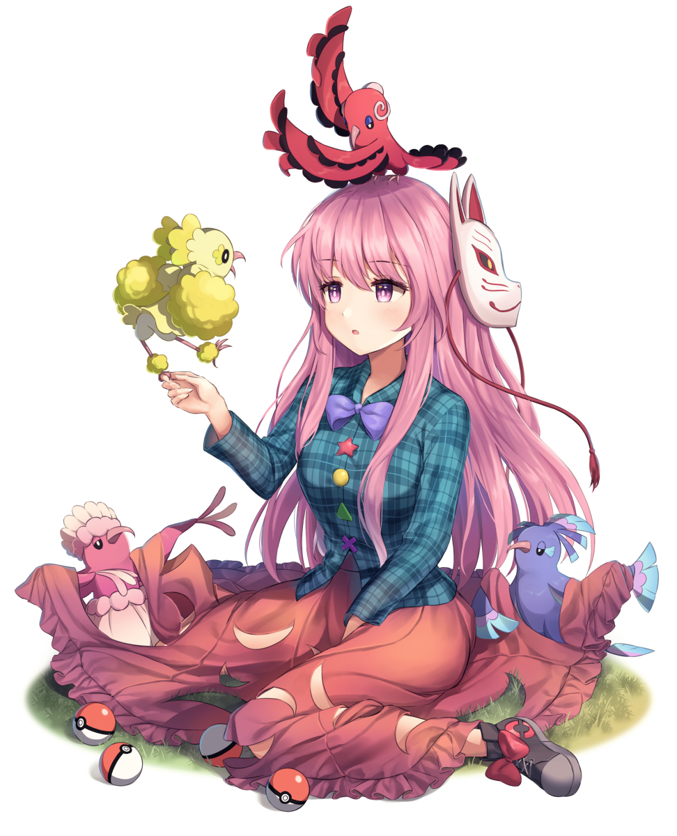 This is a pixiv picture whose title is ポケモントレーナーこころちゃん.