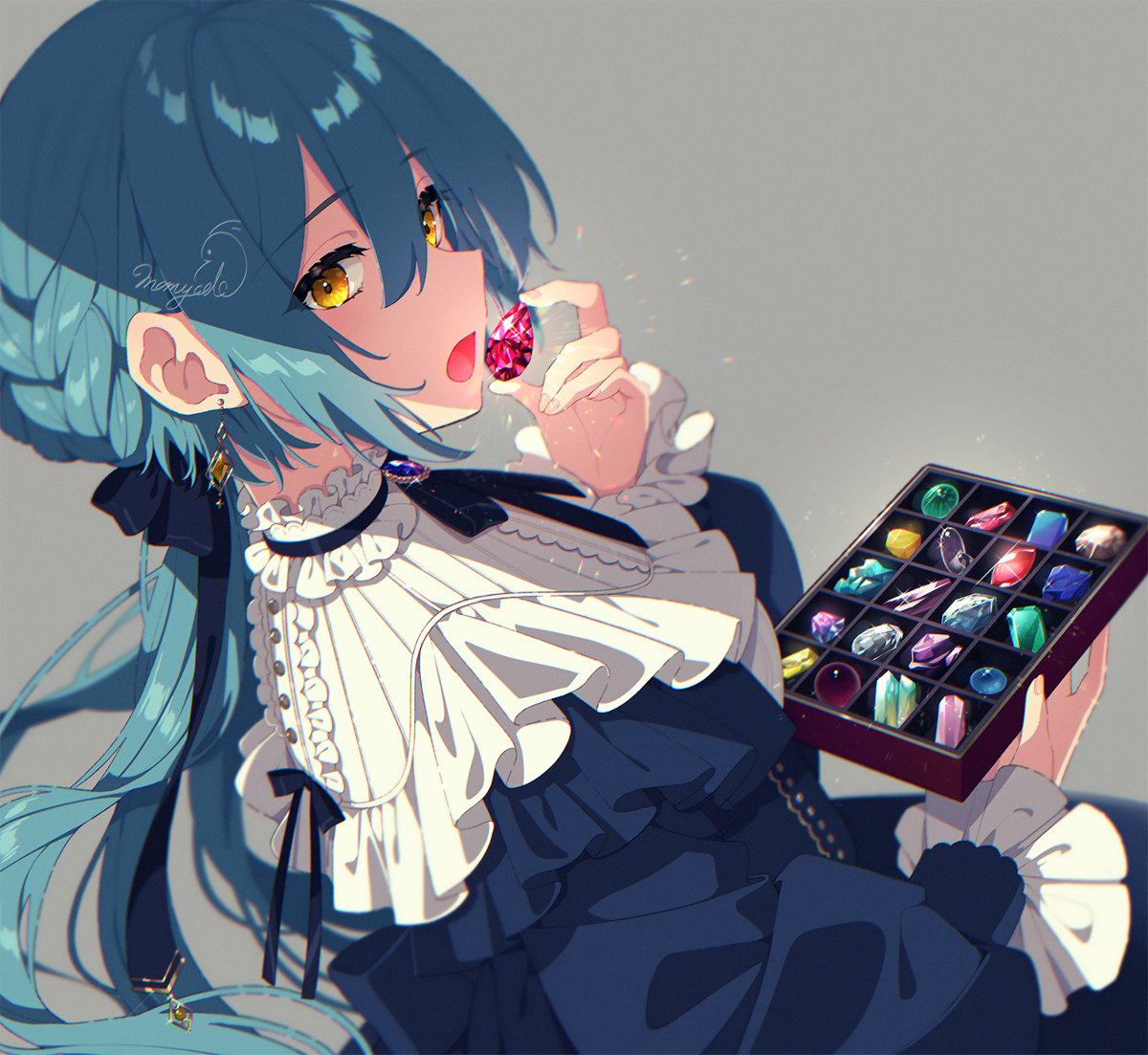 This is a pixiv picture whose title is 彩食主義.