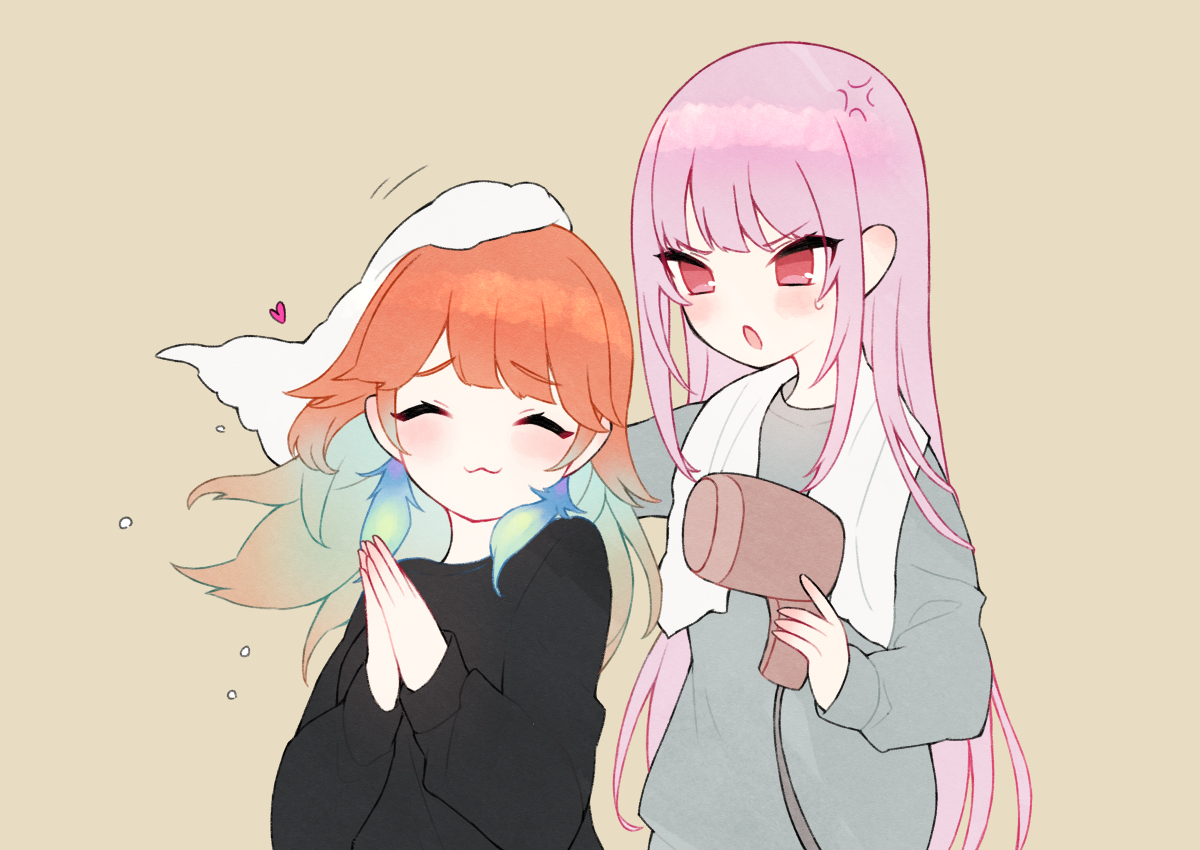 This is a pixiv picture whose title is 🧡💖.