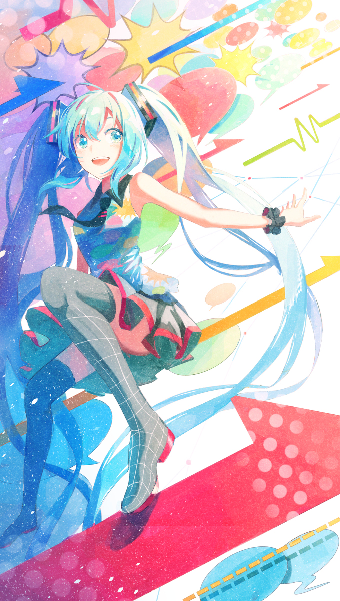 This is a pixiv picture whose title is Tell Your World.
