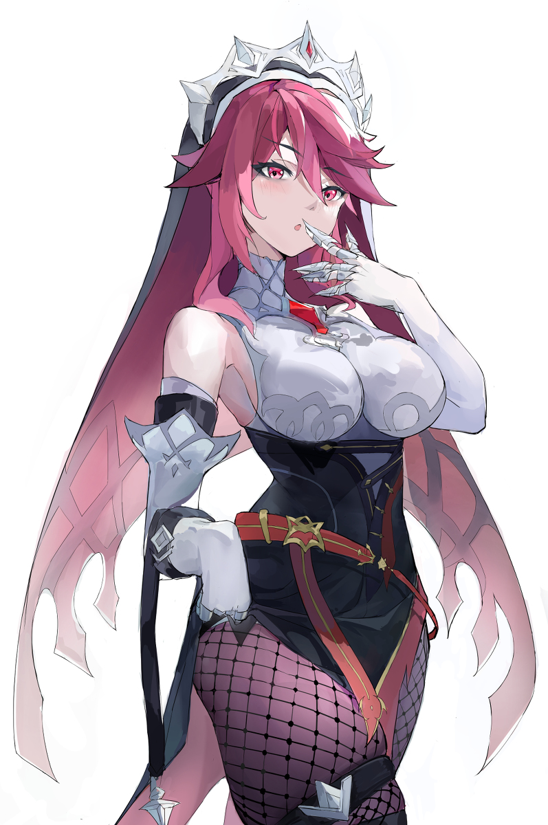 This is a pixiv picture whose title is 白色史莱姆.