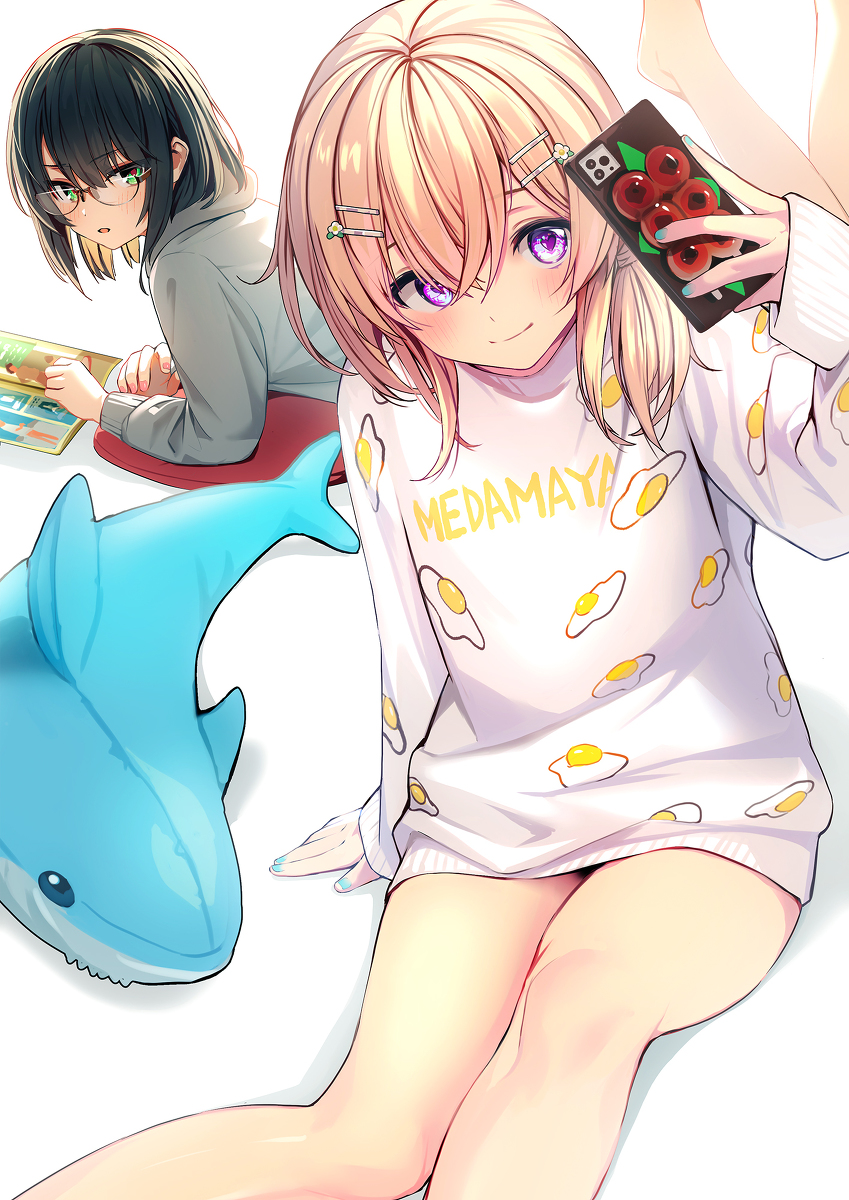 This is a pixiv picture whose title is 写真あげるならモザイクかけてよ.