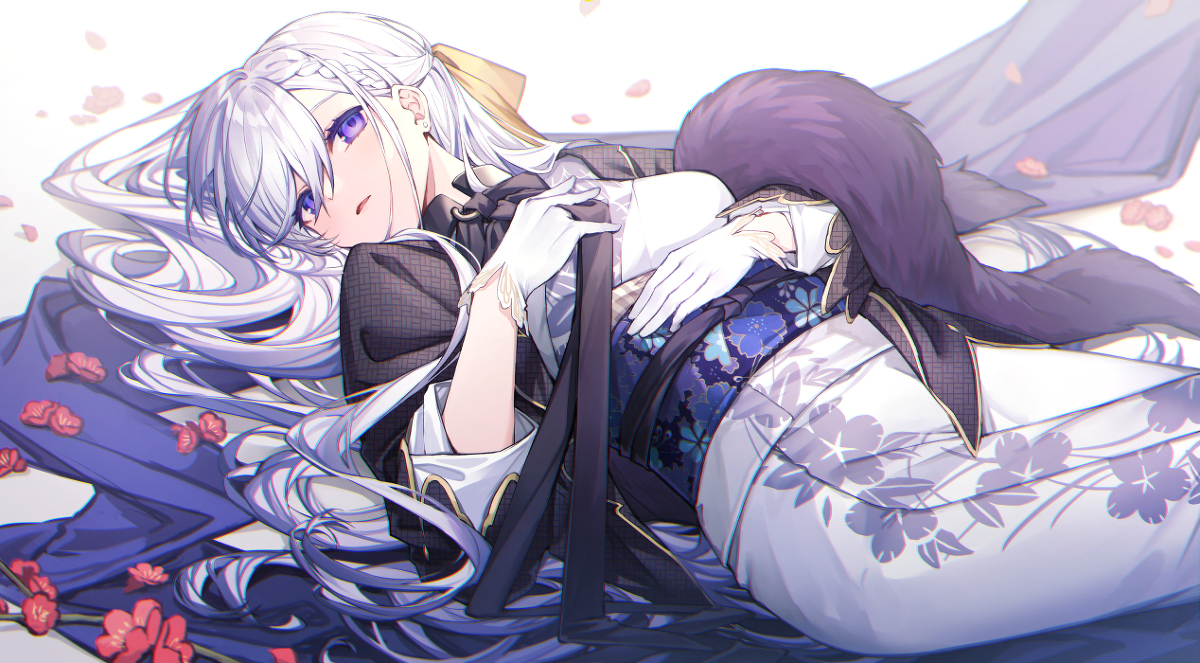 This is a pixiv picture whose title is ベルファスト.