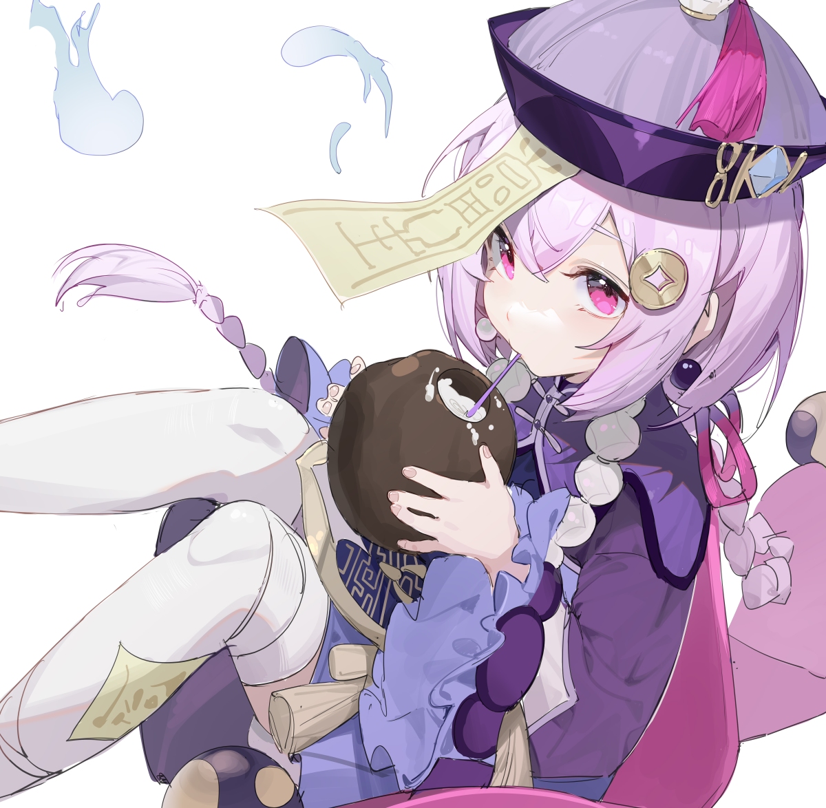 This is a pixiv picture whose title is 七七.