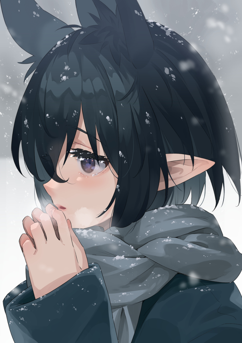 This is a pixiv picture whose title is さむさむ.