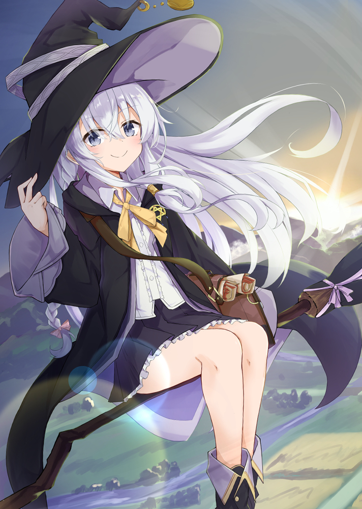 This is a pixiv picture whose title is 【魔女の旅々】イレイナ.