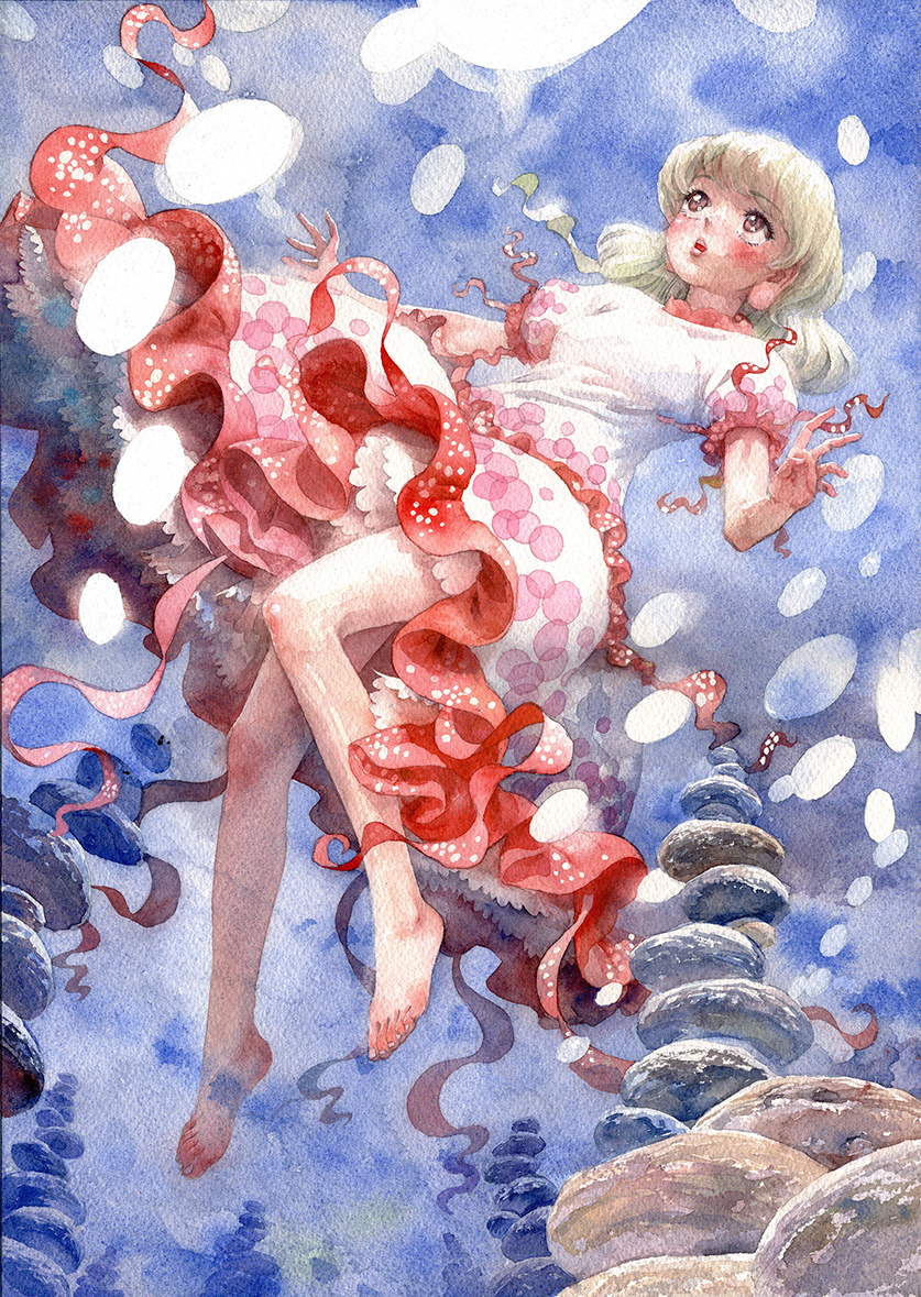 This is a pixiv picture whose title is クラゲっぽい瓔花ちゃん.