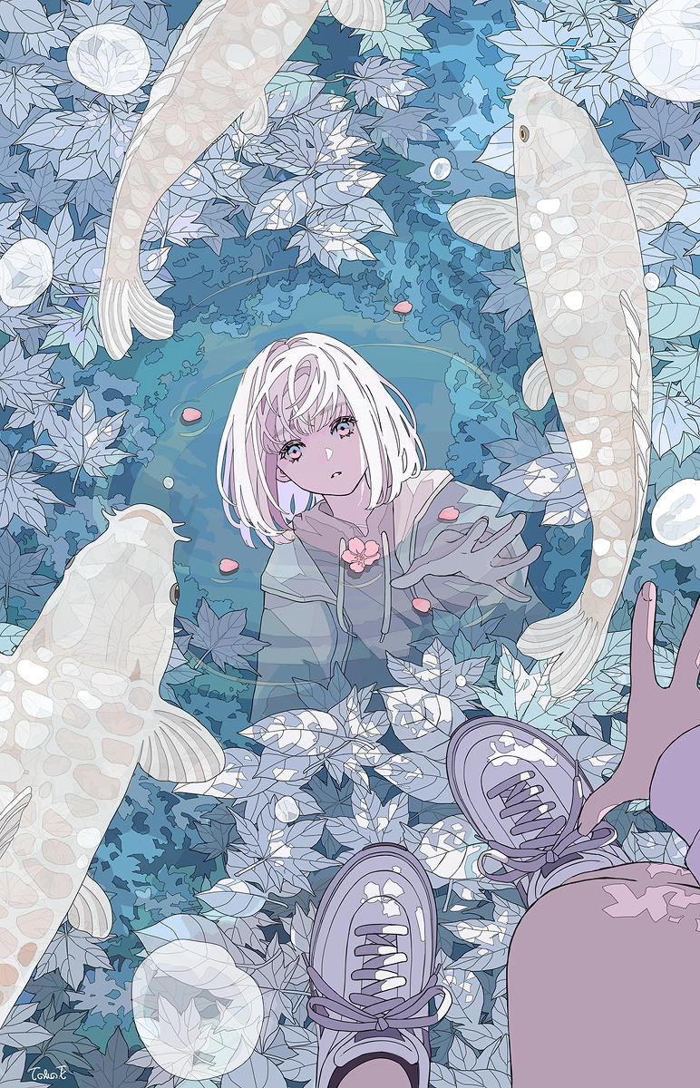 This is a pixiv picture whose title is 季節の向こう側.