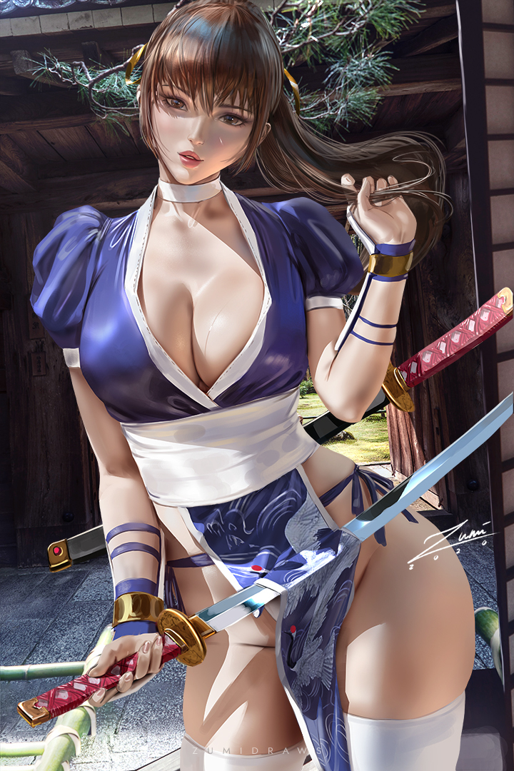 This is a pixiv picture whose title is Kasumi かすみ.