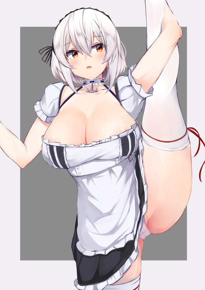 This is a pixiv picture whose title is I字バランスシリアス.