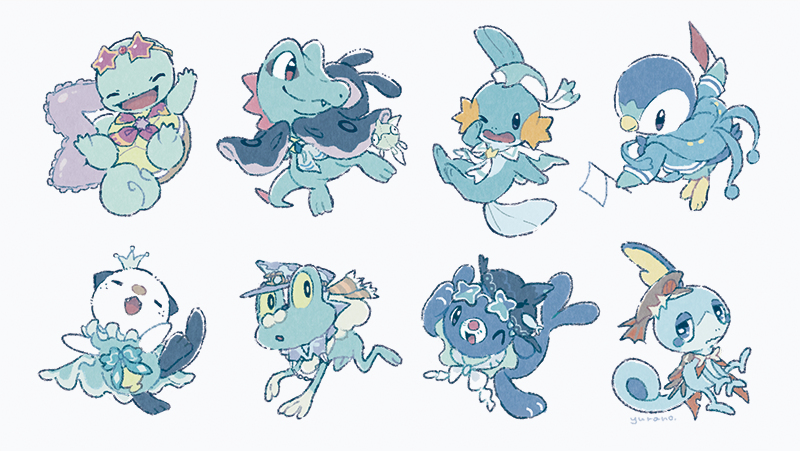 This is a pixiv picture whose title is pokélog 2020 ②.