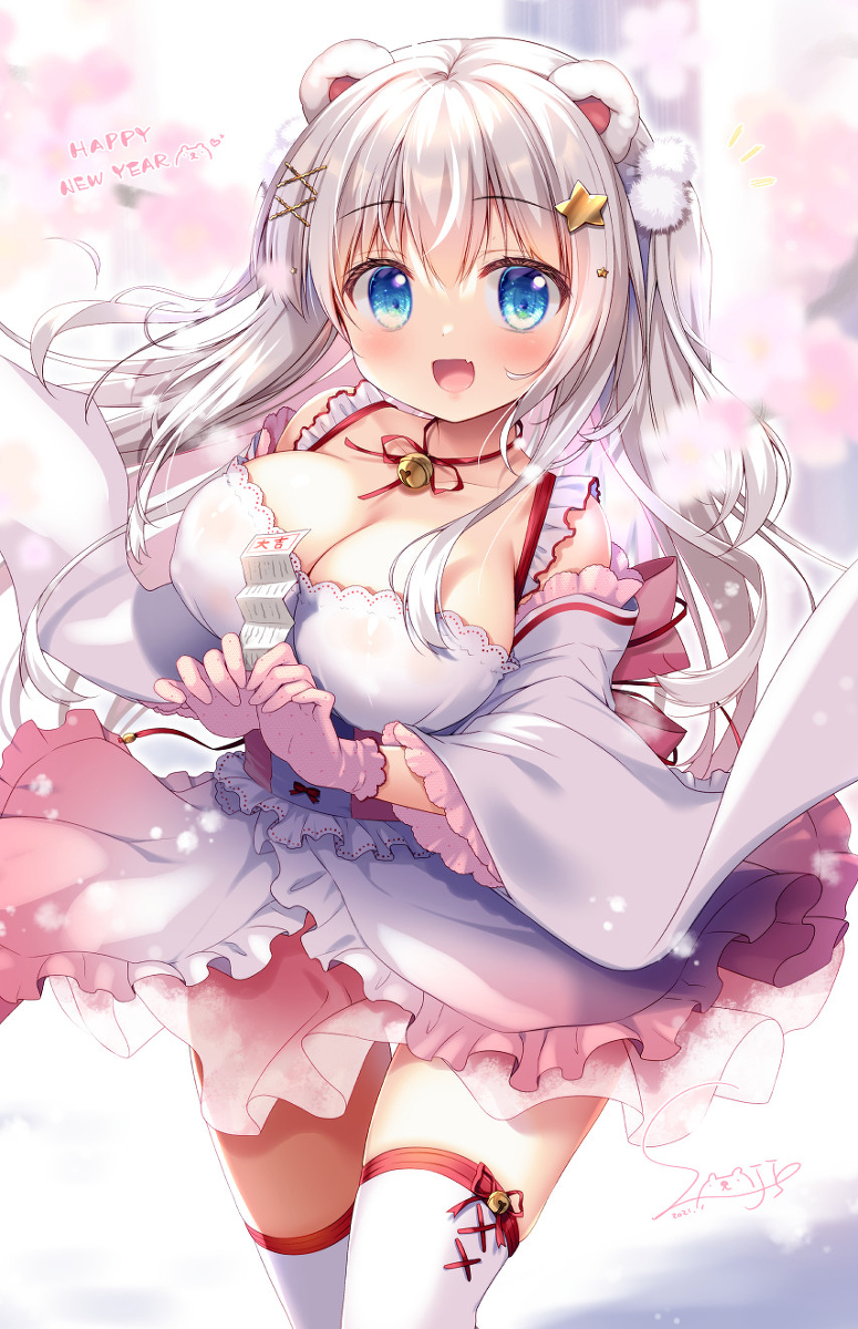 This is a pixiv picture whose title is 今年は大吉ですっ✧*。.