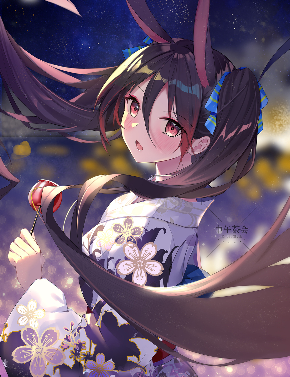 This is a pixiv picture whose title is 双马尾.