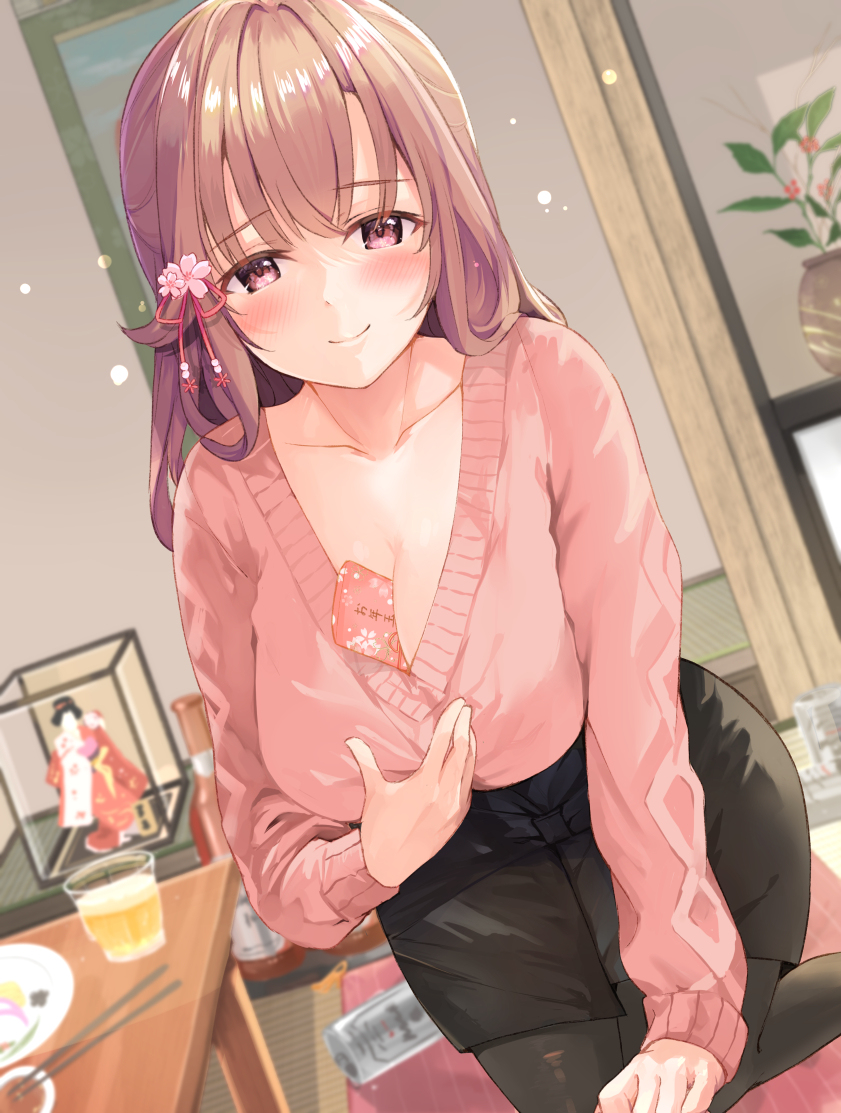 This is a pixiv picture whose title is お年玉をくれる親せきのお姉ちゃん.