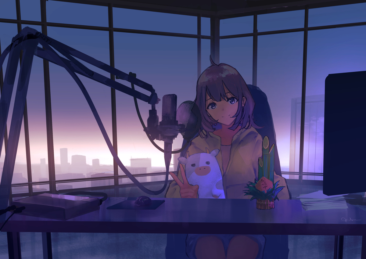 This is a pixiv picture whose title is 初日の出.