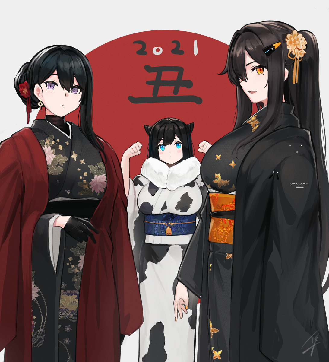 This is a pixiv picture whose title is あけましておめでとうございます.